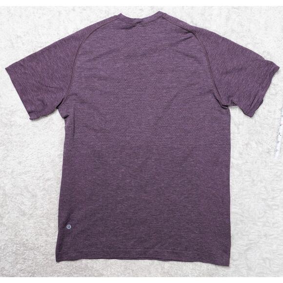 Lululemon Athletica Metal Vent Tech Short Sleeve Shirt Dark Purple Mens Size L - Picture 2 of 9